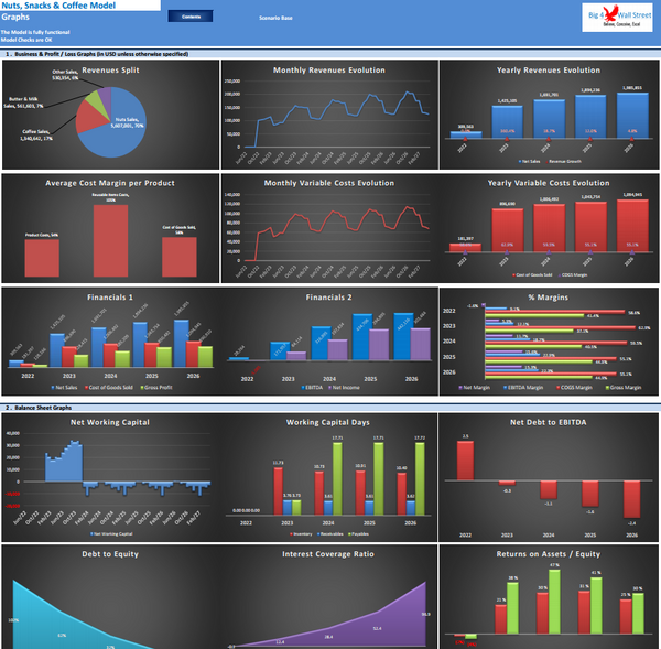 Nuts & Snacks Financial Model & Presentation
