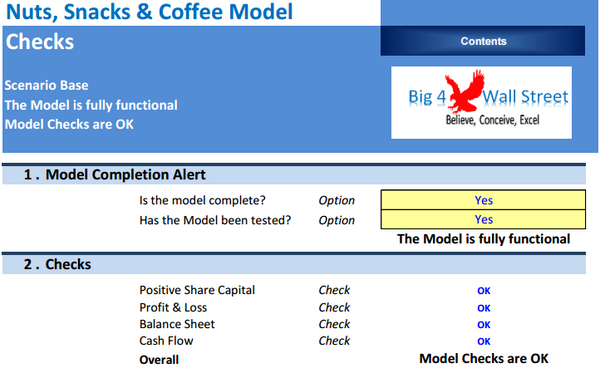 Nuts & Snacks Financial Model & Presentation