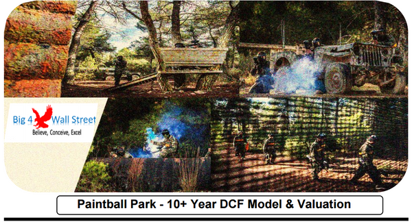 Paintball Park Business - 10+ Years DCF Model & Valuation
