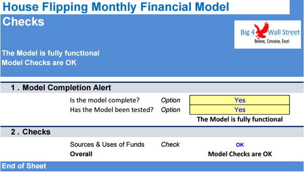 House Flipping - Rehab Financial Model