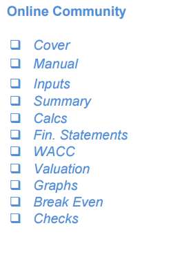 Online Community Business Financial Model (10+ Yrs. DCF and Valuation)