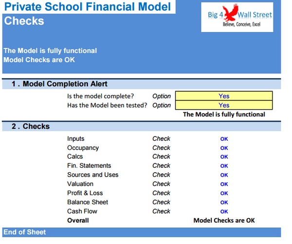 Private School Financial Model - 10+ Year DCF & Valuation