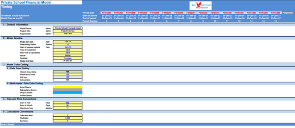 Private School Financial Model - 10+ Year DCF & Valuation