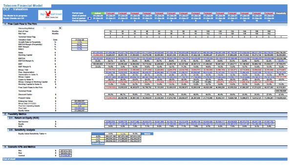 Telecoms Financial Model
