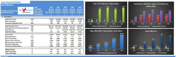 SaaS Financial Model