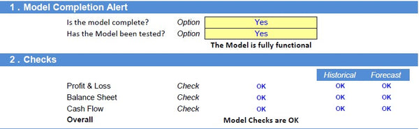Operating Company Financial Model