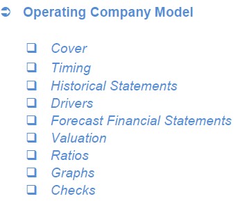 Operating Company Financial Model