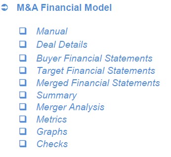 Merger & Acquisition Model