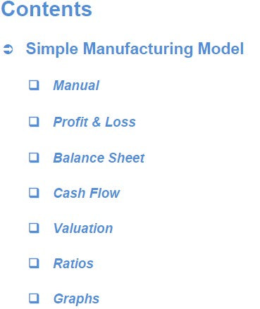 Simple Manufacturing Model