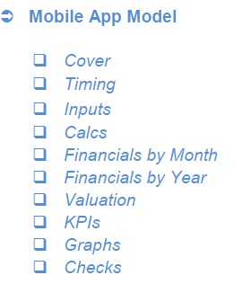 Mobile App Financial Model