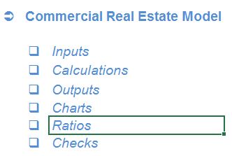 Commercial Real Estate Excel Model Template