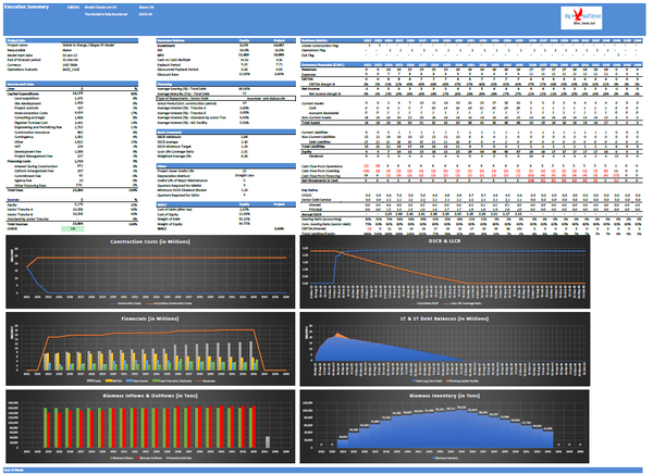 Waste to Energy / Biogas Project Finance Model