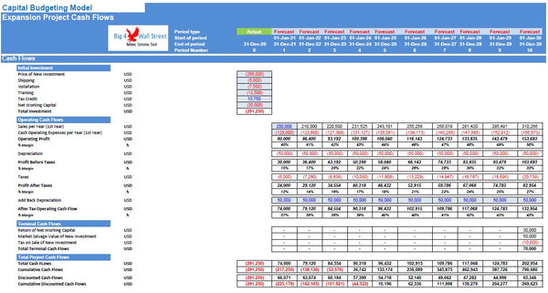 Capital Budgeting Model