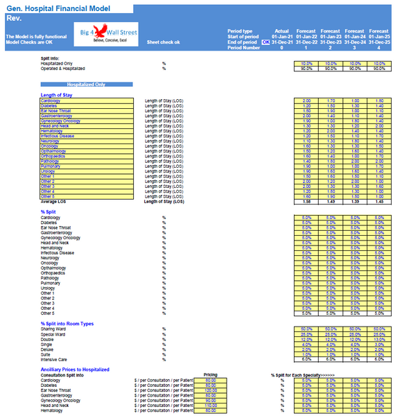 General Hospital Financial Model