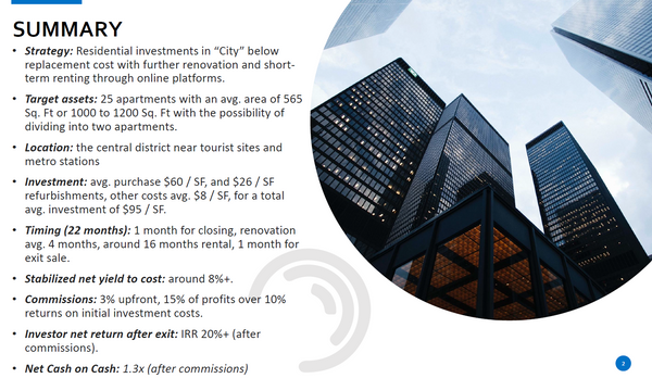 Real Estate Acquisition Portfolio Model (Buy - Upgrade - Rent - Exit)