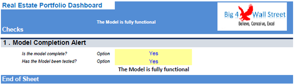 Real Estate Portfolio Dashboard Model