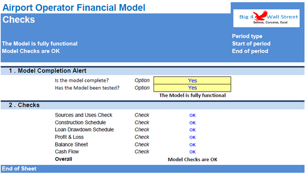 Airport Operator Financial Model