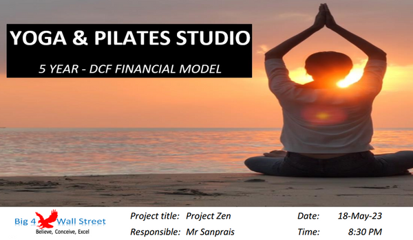 Yoga and Pilates Studio DCF Financial Model
