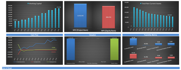 Car Repair Shop Financial Model (10+ Yrs DCF and Valuation)