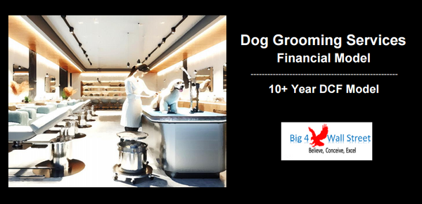 Dog Grooming Services Financial Model (10+ Yrs DCF and Valuation)
