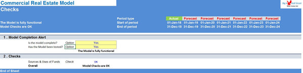 Commercial Real Estate Excel Model Template