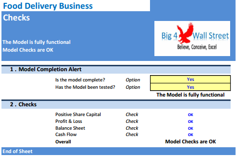 Food Delivery Business - Financial Model