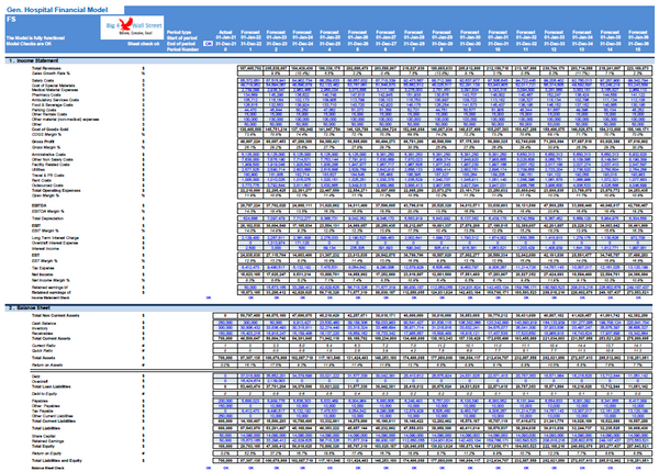 General Hospital Financial Model