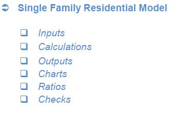 Single Family Residential Model