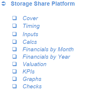Storage Share Platform Financial Model