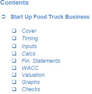 Food Truck Financial Model