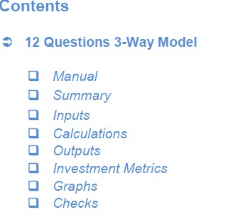 12 Questions 3-Way Model