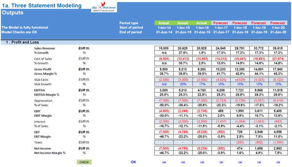 Financial Model & Valuation