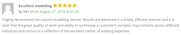 Financial Modeling Services (per Hour)