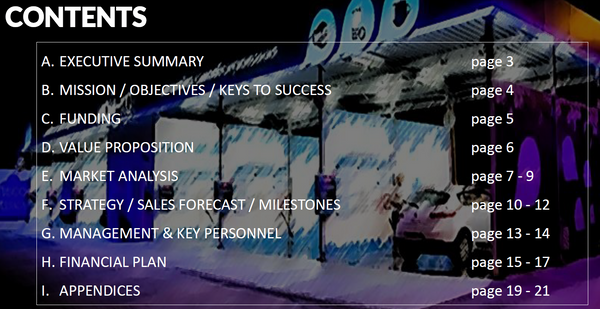 Self Serve Car Wash Financial & Business Plan (+3 hrs of financial modeling work)